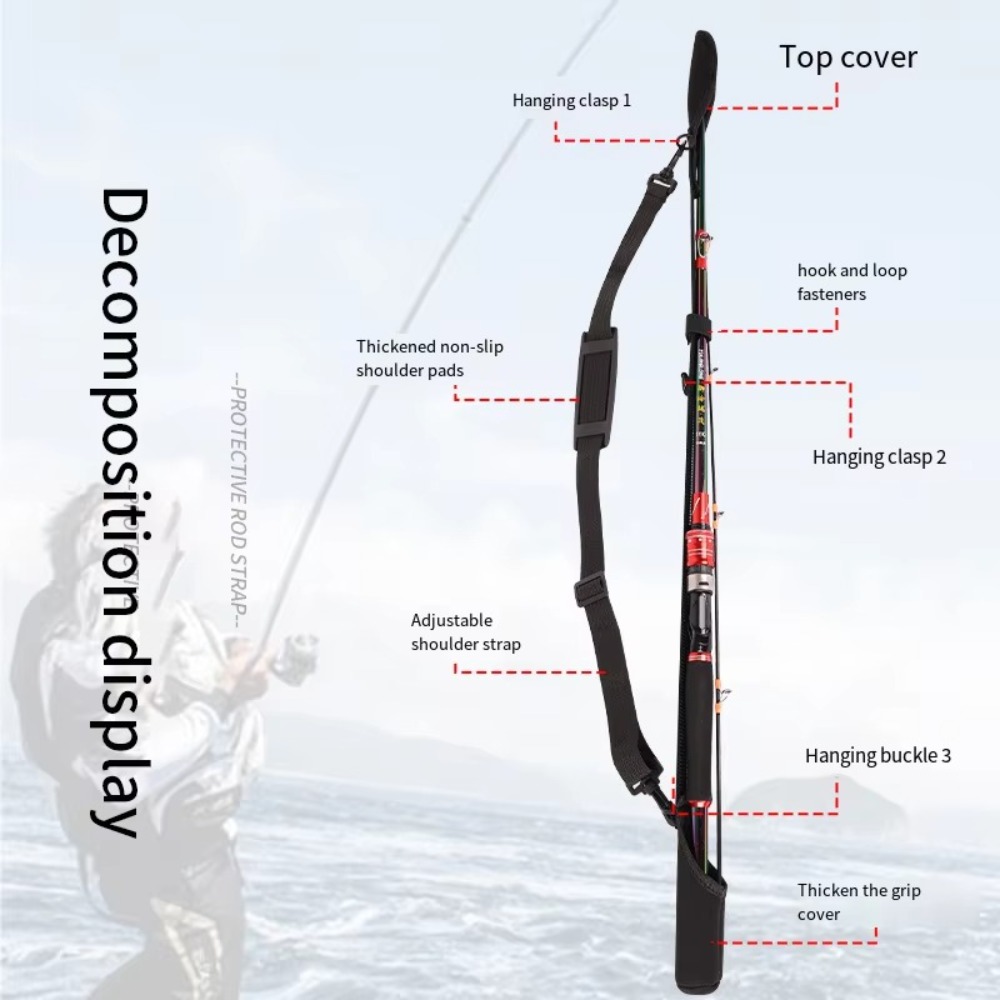 Fishing Rod Storage Bag Adjust - Reel Cover ulasan dan harga