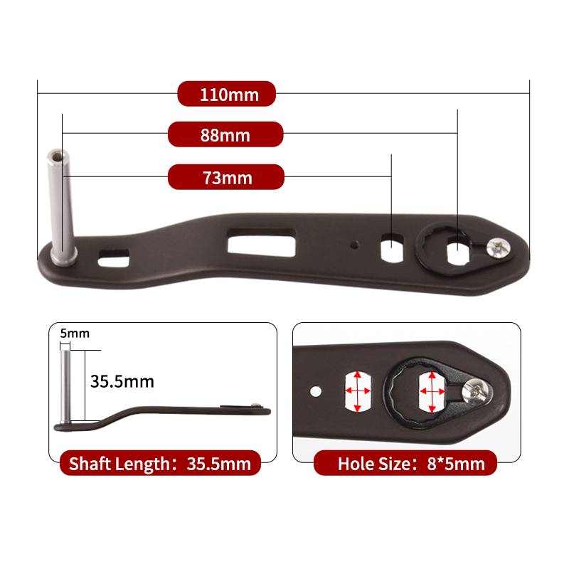 Ruke Alloy Fishing Reel Handle - Trolling Reel ulasan dan harga