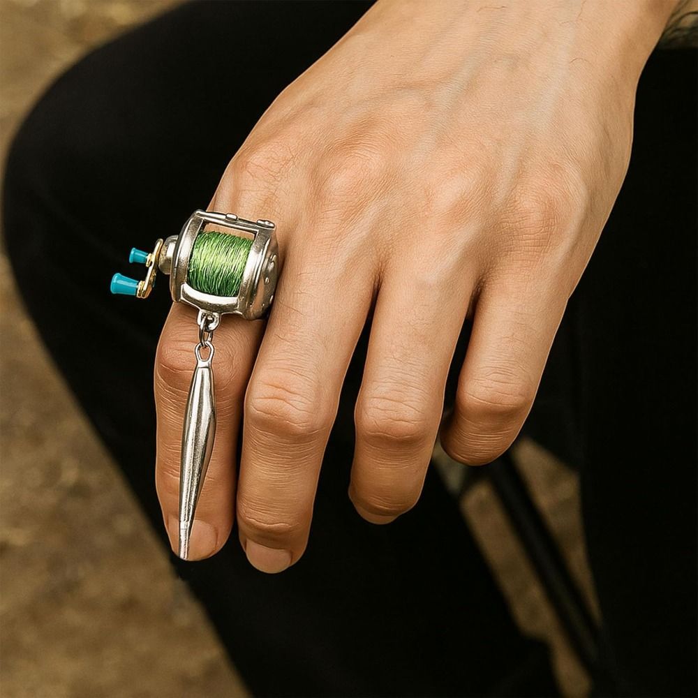 Mini Fishing Reel Necklace Fis - Reel Bag ulasan dan harga